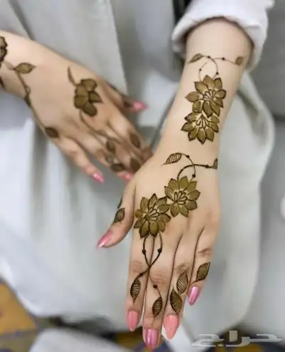نقش حناء تبوك السعودية ماشاءالله تبارك 9