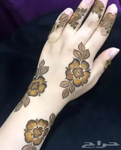 نقش حناء تبوك السعودية ماشاءالله تبارك 8