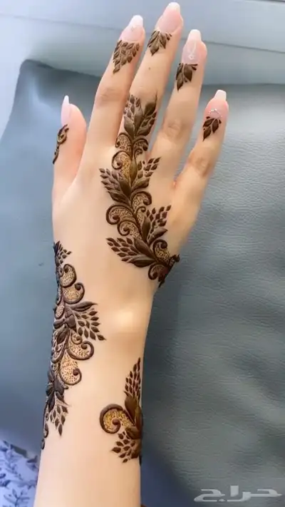 نقش حناء تبوك السعودية ماشاءالله تبارك 6