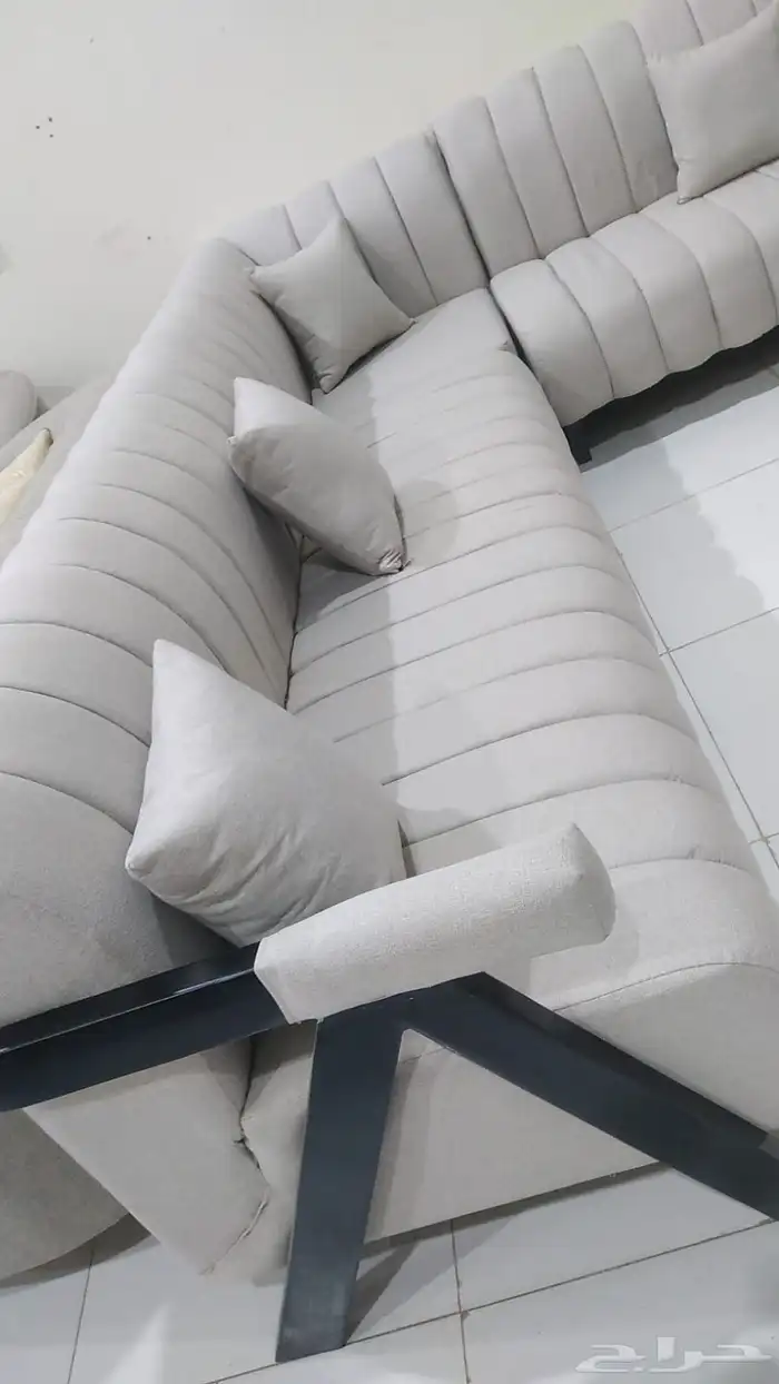 كنب جديد جاهز حرف ال و7نفر شامل التوصيل 36