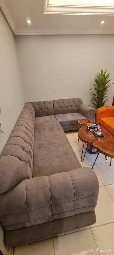 كنب L رمادي 1