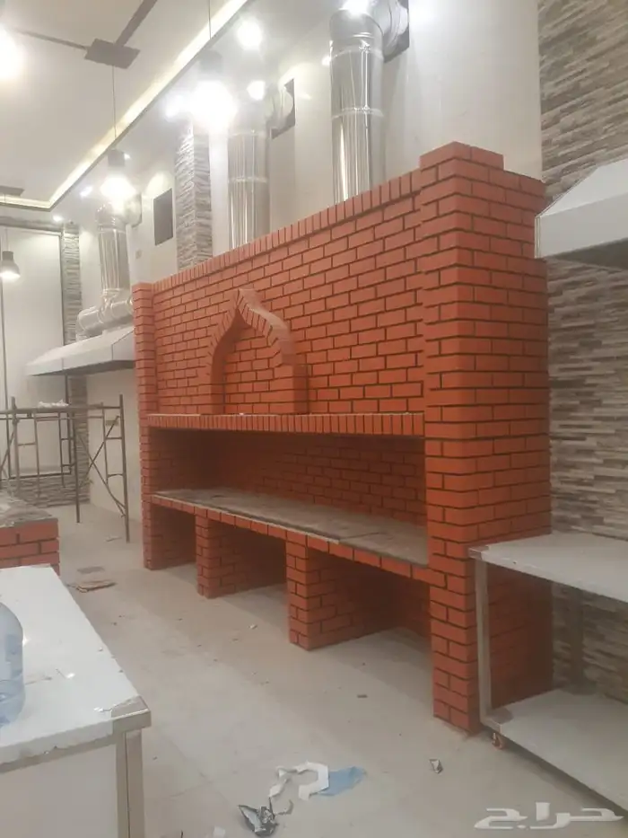 عمل مخباز ومشب نار شويات ومشب تلبيس رخام معلم احمد باكستاني 4