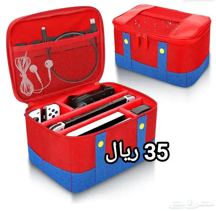 نينتدو سويتش اكسسوارات حقيبة يد حماية ذاكرة العاب تهكير 6