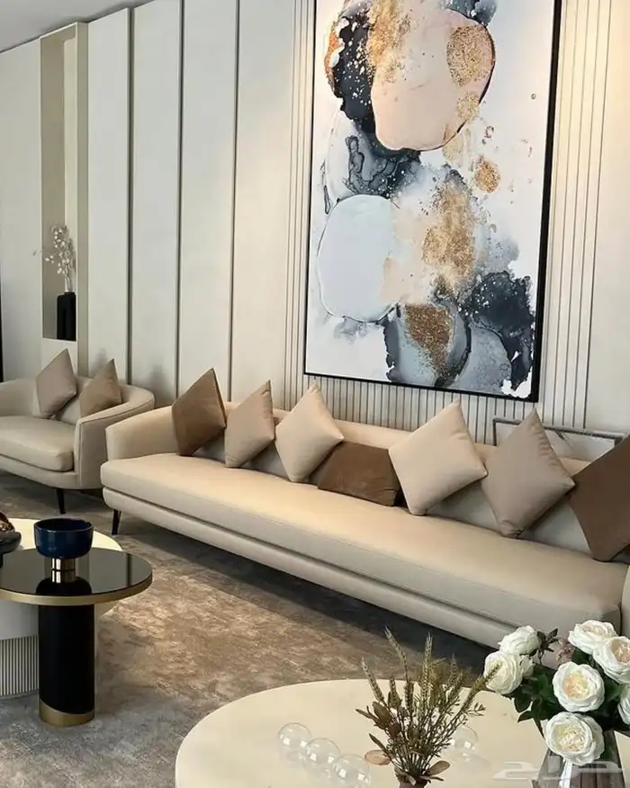 تفصيل و تنجيد كنب و مساند جميع أنواعها 4