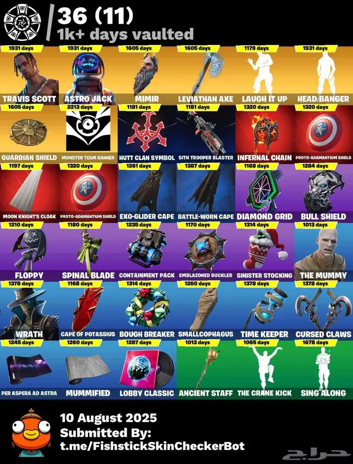 حساب فورت نايت نادر للبيع ترافس كوت. اكس كريتوس 7