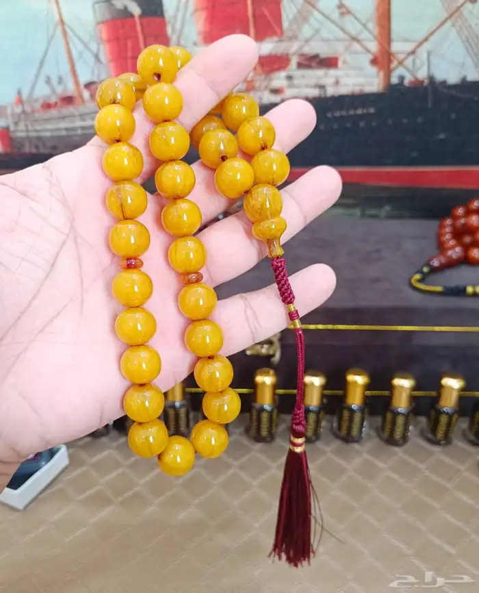 سبحه مسكي أفغاني صب قديم 0