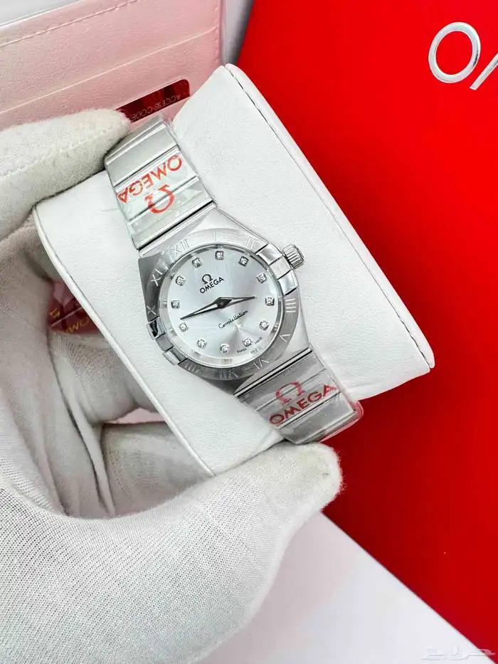 متجر_كاتشي ساعة اوميغا كونسيليشن نسائية 3