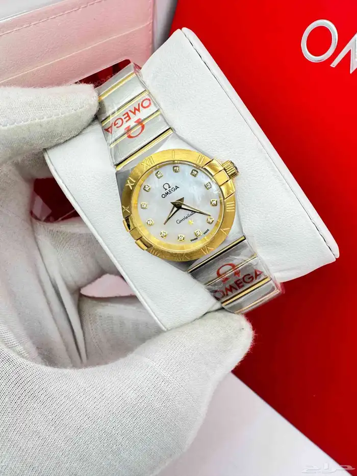 متجر_كاتشي ساعة اوميغا كونسيليشن نسائية 4