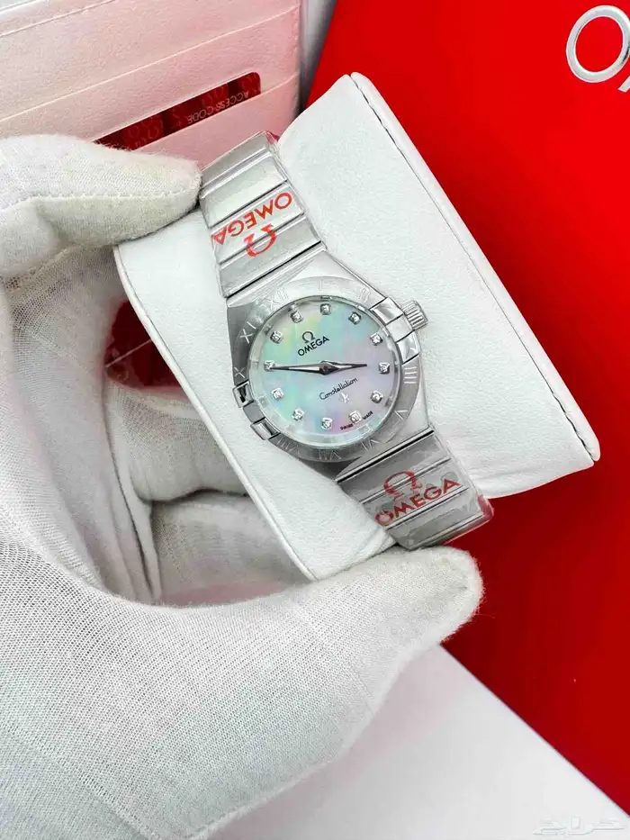 متجر_كاتشي ساعة اوميغا كونسيليشن نسائية 5