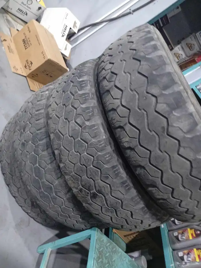 طقم دنلوب مقاس 17نظيفه 0