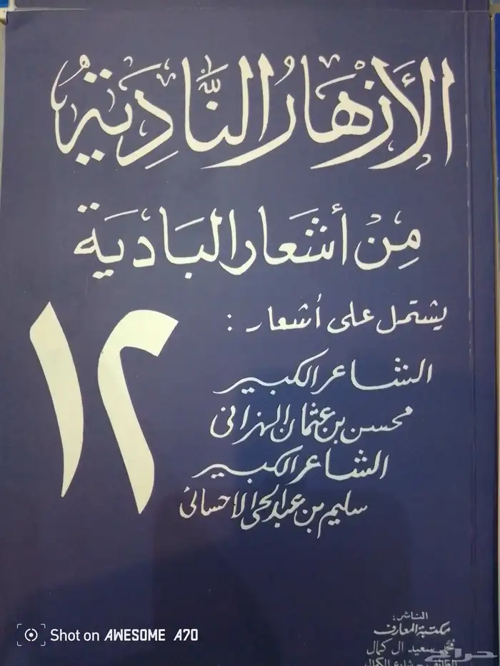 الأزهار النادية من أشعار البداية 12