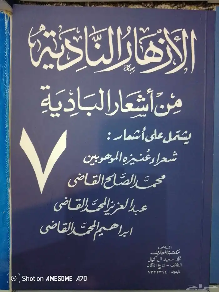 الأزهار النادية من أشعار البداية 7