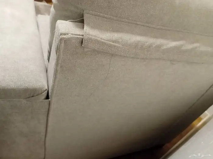 كنب امريكي مفرد قطعه واحده بحاله ممتازة. سمك زينه مع الحو 3