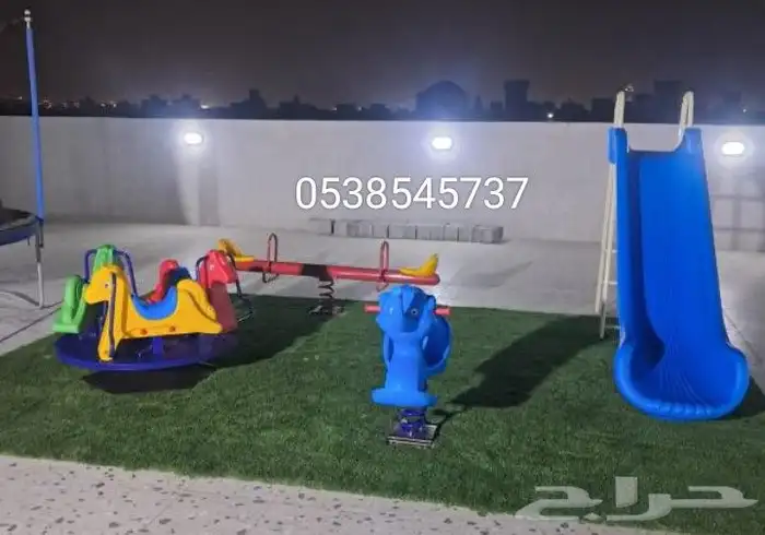 في مرجيحه صيني وطني بلاستي حديد كله في كراسي جلسه كله في 12