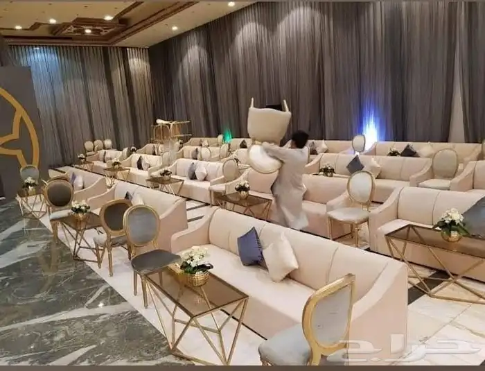 تاجير كنب وجلسات وخيام تراثيه وجميع مستلازمات الحفلات والمنا 3