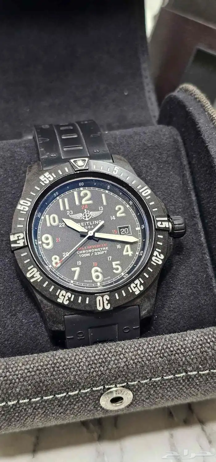 ساعه Breitling اصليه كاربون فايبر .. توقف انتاجها 7