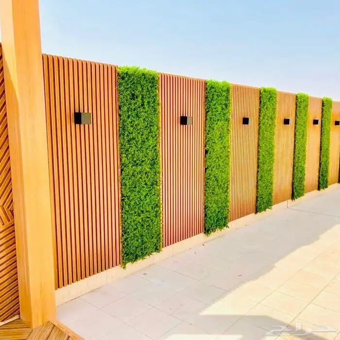 تنسيق حدائق نجيله صناعي جلسات مرتفعه 3