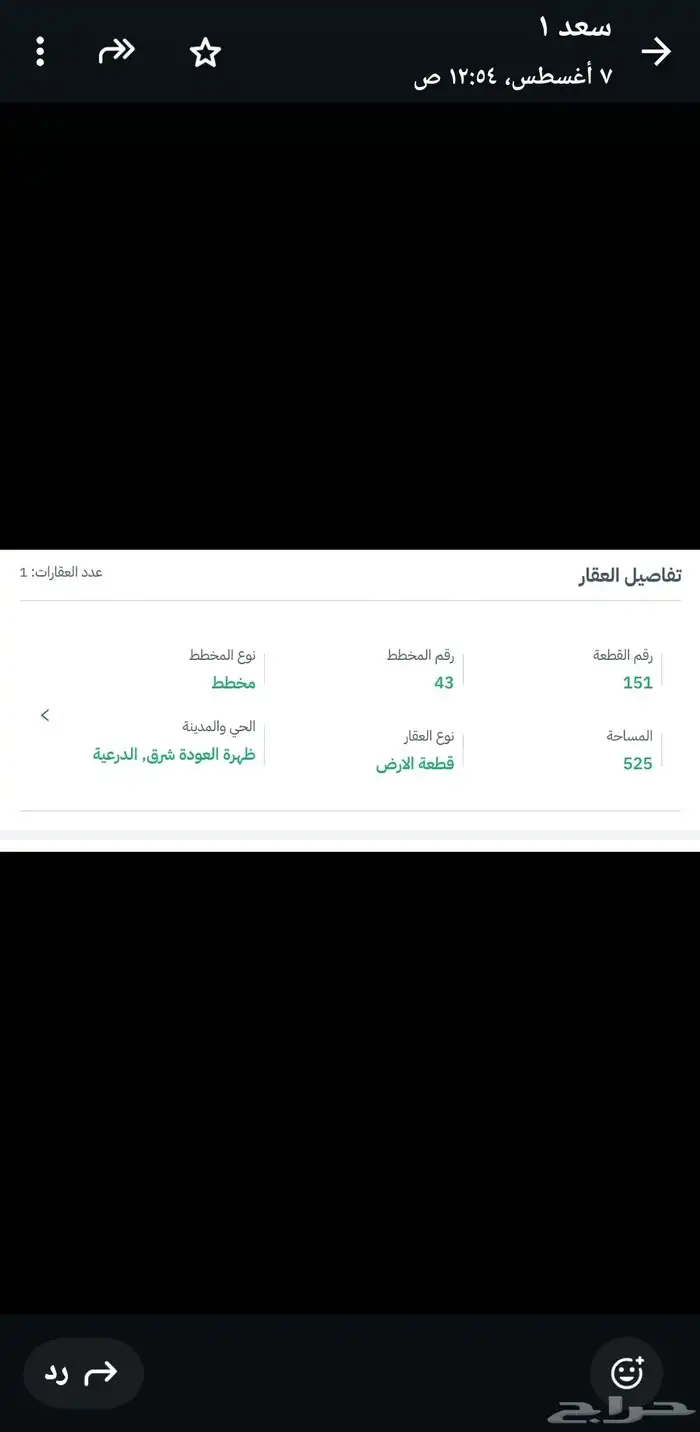 استراحة للبيع بحي ظهرة العودة -شرق موقع مميز 1