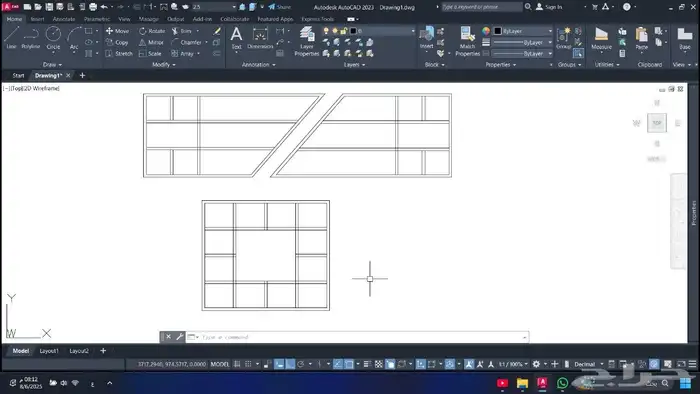 تصميم اوتوكاد رسم هندسي معماري 0
