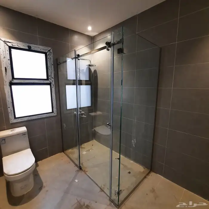 قزاز شاور سكريت كبينة باب سحب زجاج 3