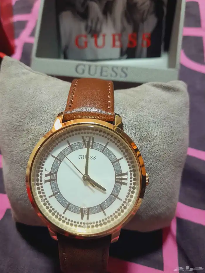 ساعه guess اصلي من وكيل الدوحه بسعر 1100رق 1