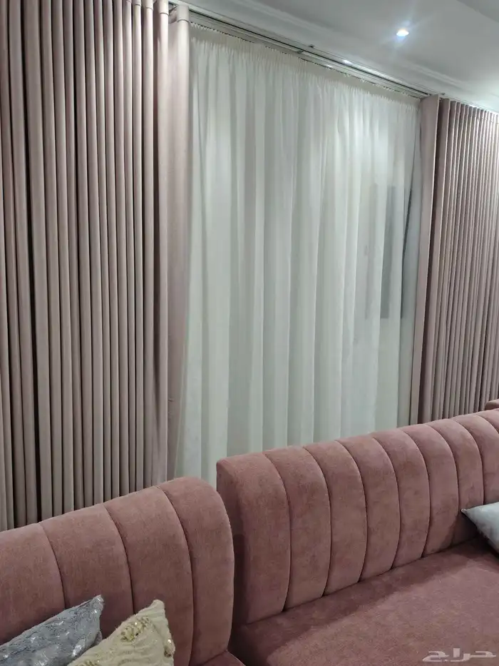 Luxury blackout and chiffon curtains in Riyadh 3