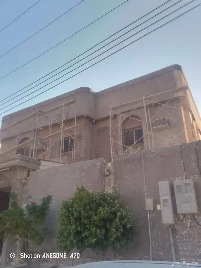 ترميم حائل لياسه ملونه بديل الحجر صور قبل الشغل وبعد الشغل 0