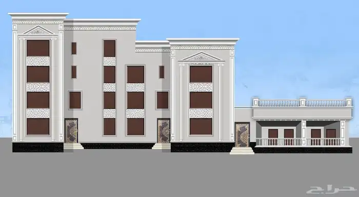 ديكورات خارجيه وجي ار سى وجميع انواع التصميم 5