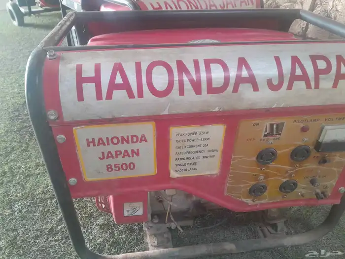 وايجار مولدات كل الاحجام haionda 5k.v.a بيع مواطير كهرباء 0