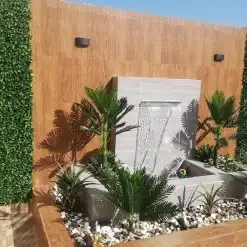 تنسيق حدائق نجيله صناعي جلسات مرتفعه 11