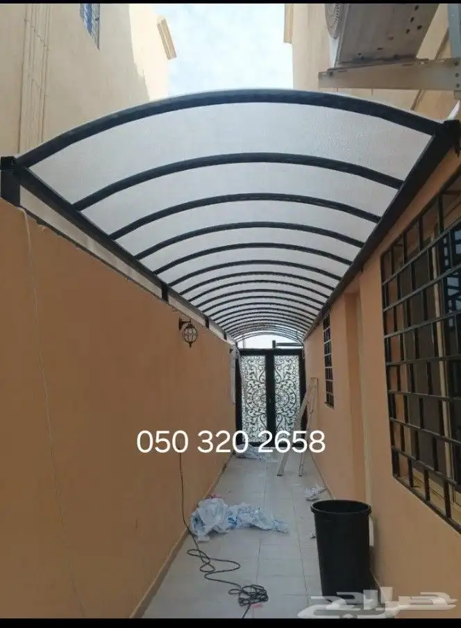 مظلات سواتر برجولات هناجر ميزان 1