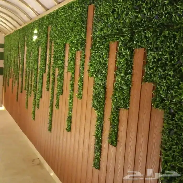 تنسيق حدائق نجيله صناعي جلسات مرتفعه 7