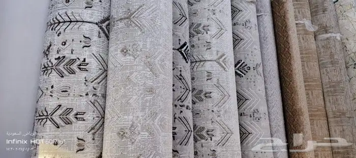 موكيت سميك مشجر ساده جميع النقاشات. زراعي فنيل باركيه 2