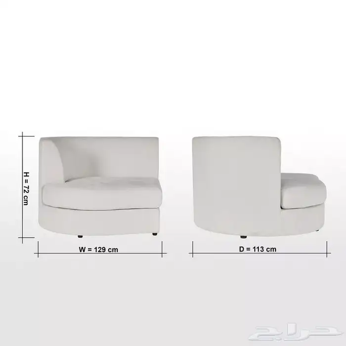 كنبه فاااخره 3 متر و 39 سم تصميم جميل جديده من هوم سنتر 13