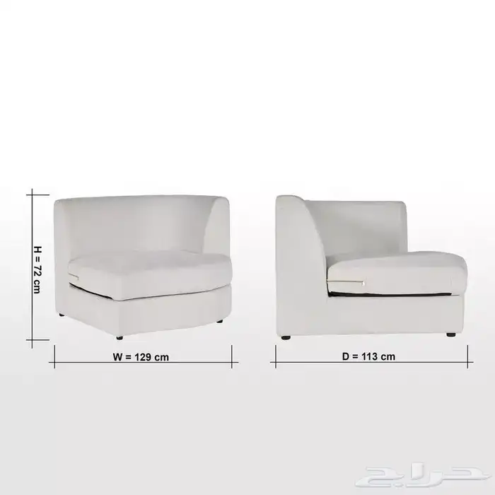 كنبه فاااخره 3 متر و 39 سم تصميم جميل جديده من هوم سنتر 7