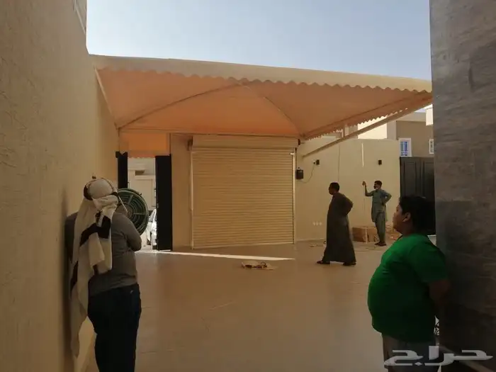 مظلات سيارات مظلات فلل غرف ساندوتش بانل مجالس سمنت بورد سقف 8