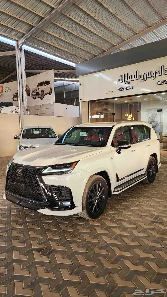 لكزس LX600 اف اسبورت وارد الساير ابيض 2025 ( 595 ) شامل 7