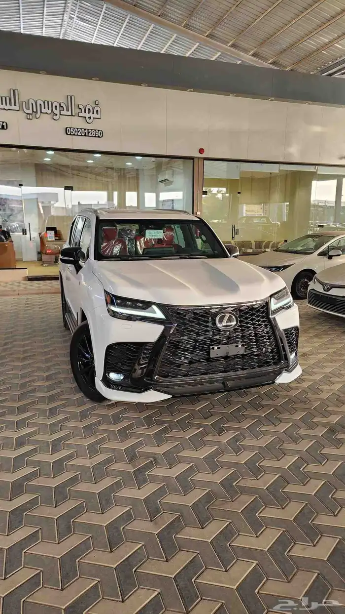 لكزس LX600 اف اسبورت وارد الساير ابيض 2025 ( 595 ) شامل 5