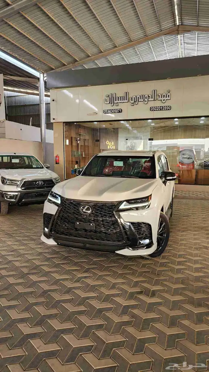 لكزس LX600 اف اسبورت وارد الساير ابيض 2025 ( 595 ) شامل 2