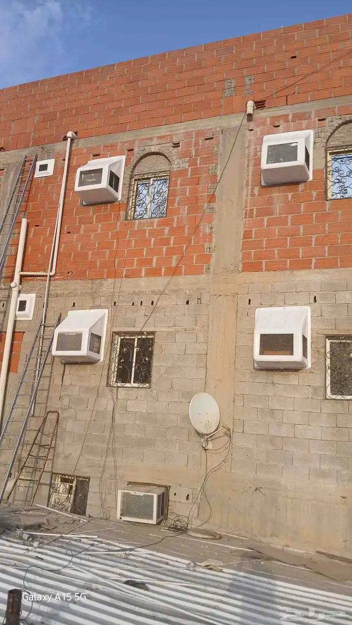 تركيب المكيف غطاء شبك مكيف صندوق اغطية طارد الطيور 2