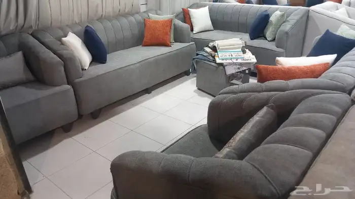 عرض تحطيم الاسعار اطقم كنب جديده 11شخص2000 ريال 9اشخاص 1800 1