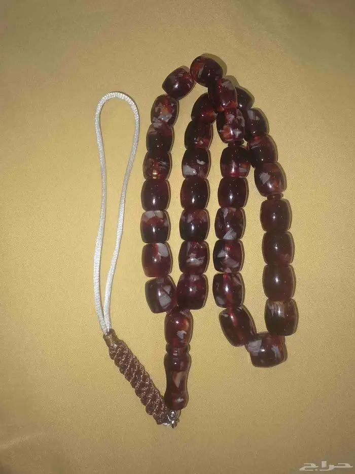 سبحة فاتوران احمر مشجر 0