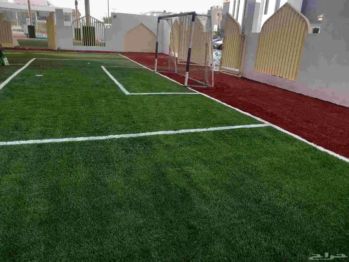 معلم انجيلا صناعي ملاغب كوره خدايق تركيب ديكورات اي شغل نجيل 0
