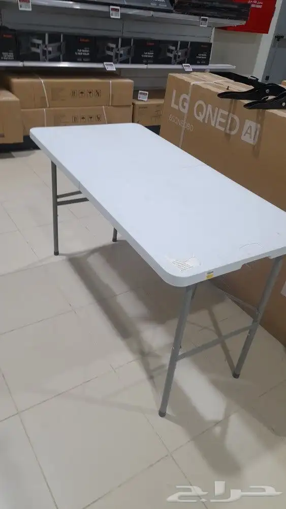 للبيع طاوله تطبق جديده بالكرتون ما استخدمت 1
