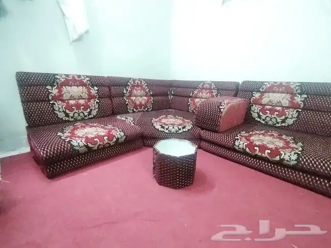 اقل سعر جلسة ارضية و5قطع كنب اريكةوثلاجةوفرن 1