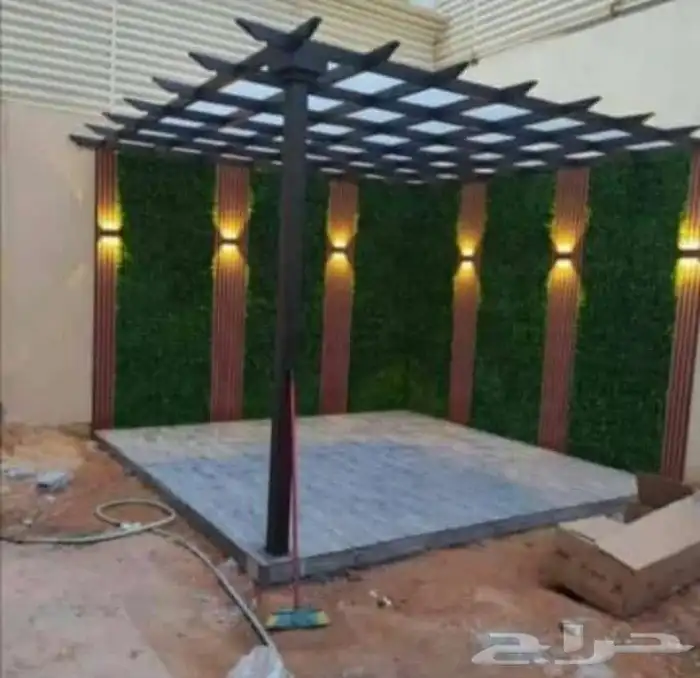مظلات سيارات مظلات فلل غرف ساندوتش بانل مجالس سمنت بورد سقف 26
