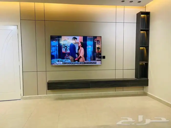 ديكورات خلفيه تلفزيون شاشه سرير بديل الشيبورد 2