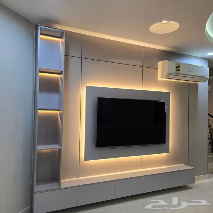 ديكورات خلفيه تلفزيون شاشه سرير بديل الشيبورد 7