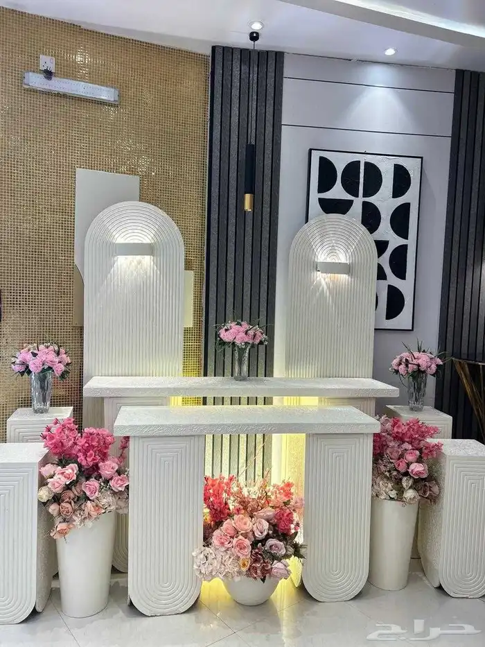 محل حفلات والمناسبات تاجير كراسي الطاولات كوش ومداخل 5