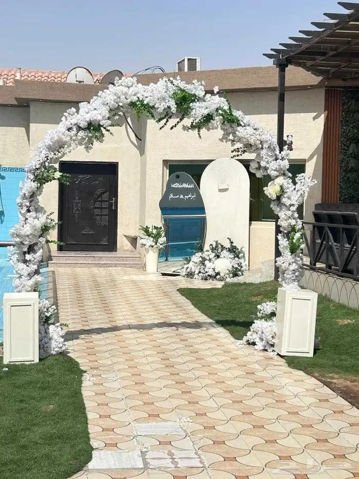 محل حفلات والمناسبات تاجير كراسي الطاولات كوش ومداخل 2